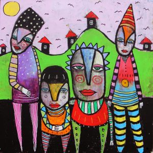THE HILLS ARE ALIVE Original Painting