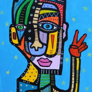 GIVE IT A CHANCE Original 16x20 Inch Painting