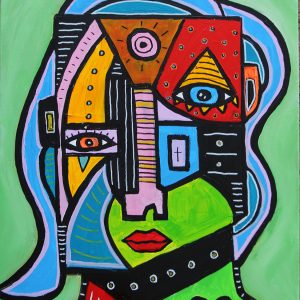 GGO FAR AWAY Original 16x20 Inch Painting