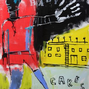 BABY CAKES Original 24x30 Inch Painting