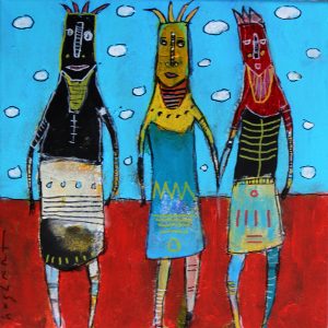 COMFORT ZONE Original 14x14 Inch Painting