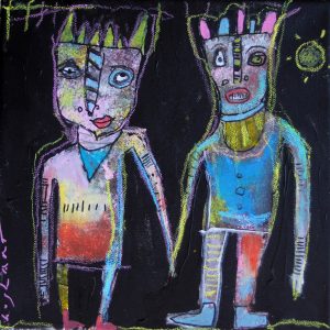 NO DELAYS Original 12x12 Inch Painting