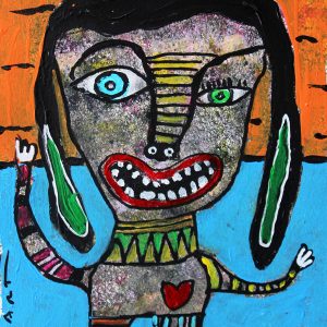 CIRCUS ART Original 9x12 Inch Painting