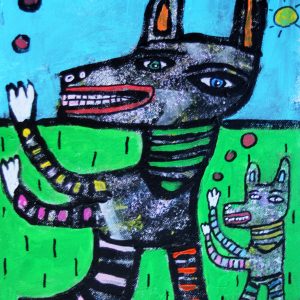 BACK UP PLAN Original 11x14 Inch Painting