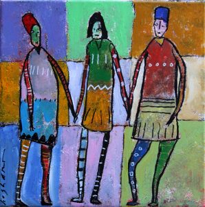 Jeff Hughart Mod Abstract Painting