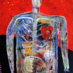 BONE CRUSHER Original 22x24 Inch Painting