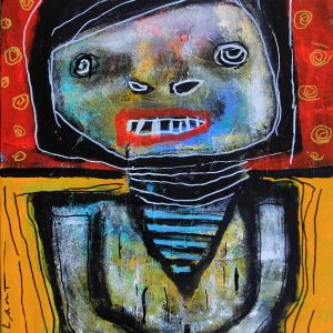 "LOUD AND CLEAR" Original 16x20 Inch Painting