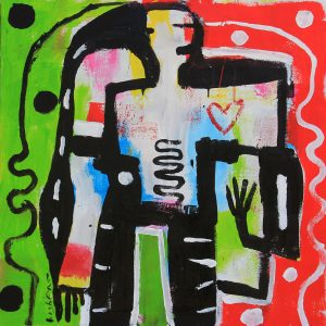 "THE WAY OUT" Original 24x24 Inch Painting
