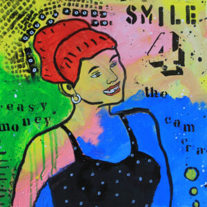 "EASY MONEY" Original 16x16 Inch Painting