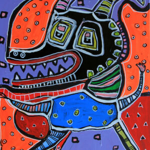 "KAWABUNGA" Original 16x20 Inch Painting